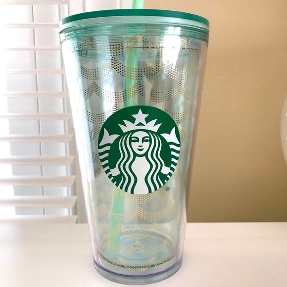 🆕 STARBUCKS VENTI IRIDESCENT MERMAID TUMBLER NEW - Picture 2 of 6